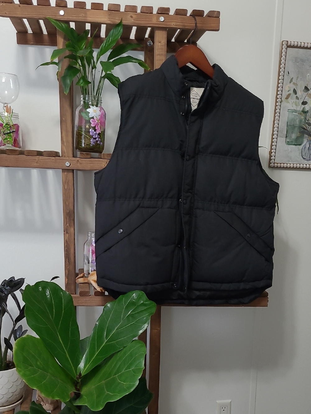 NWT Men's Black Puffer Vest
